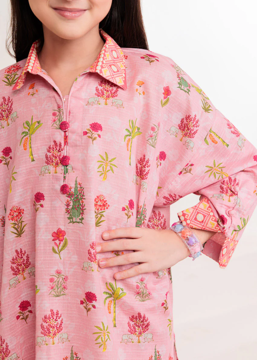 Pink-Dobby-Lawn-2 Piece (GP2PPBS26BG3A10) - Image 3