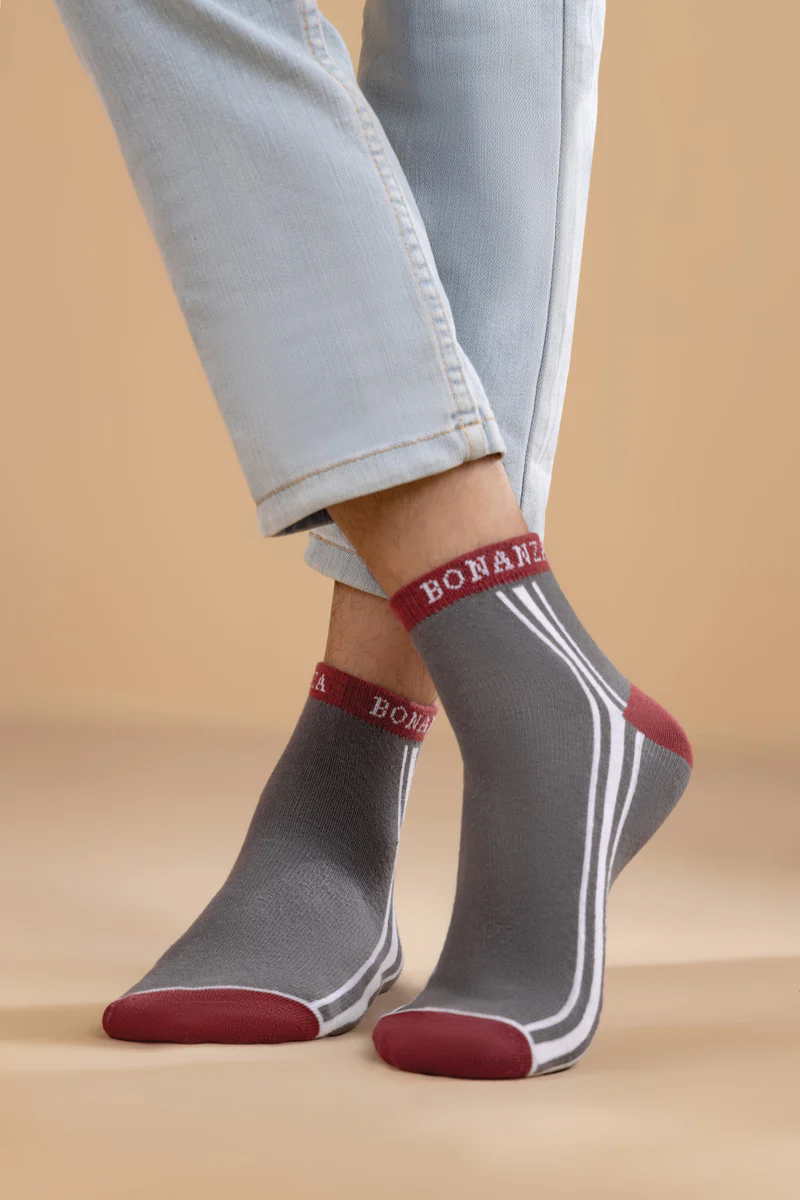 Maroon Low Cut Socks (MCSLG2) - Image 4