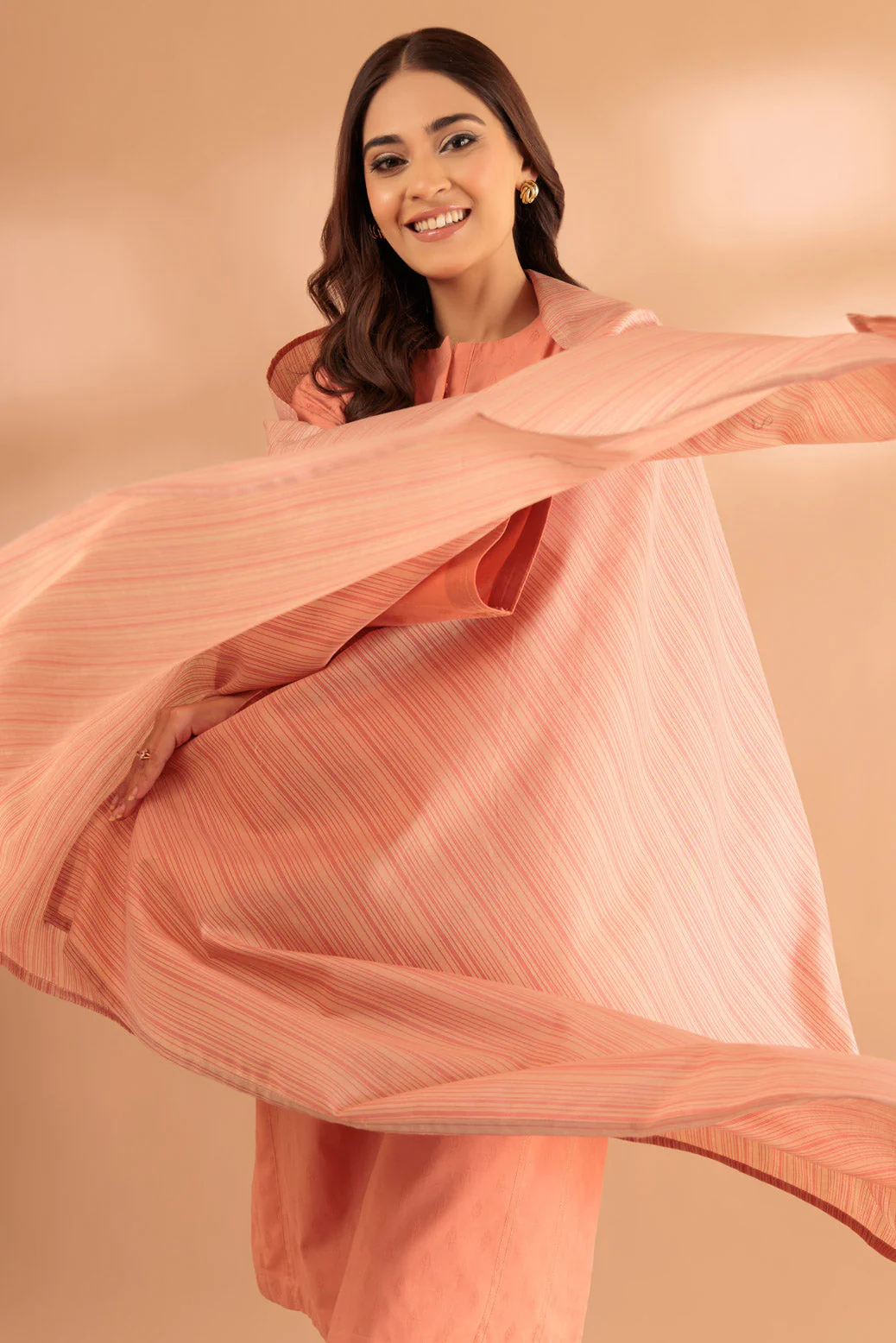 ORANGE-JACQUARD-3 PIECE (SS2243P109)