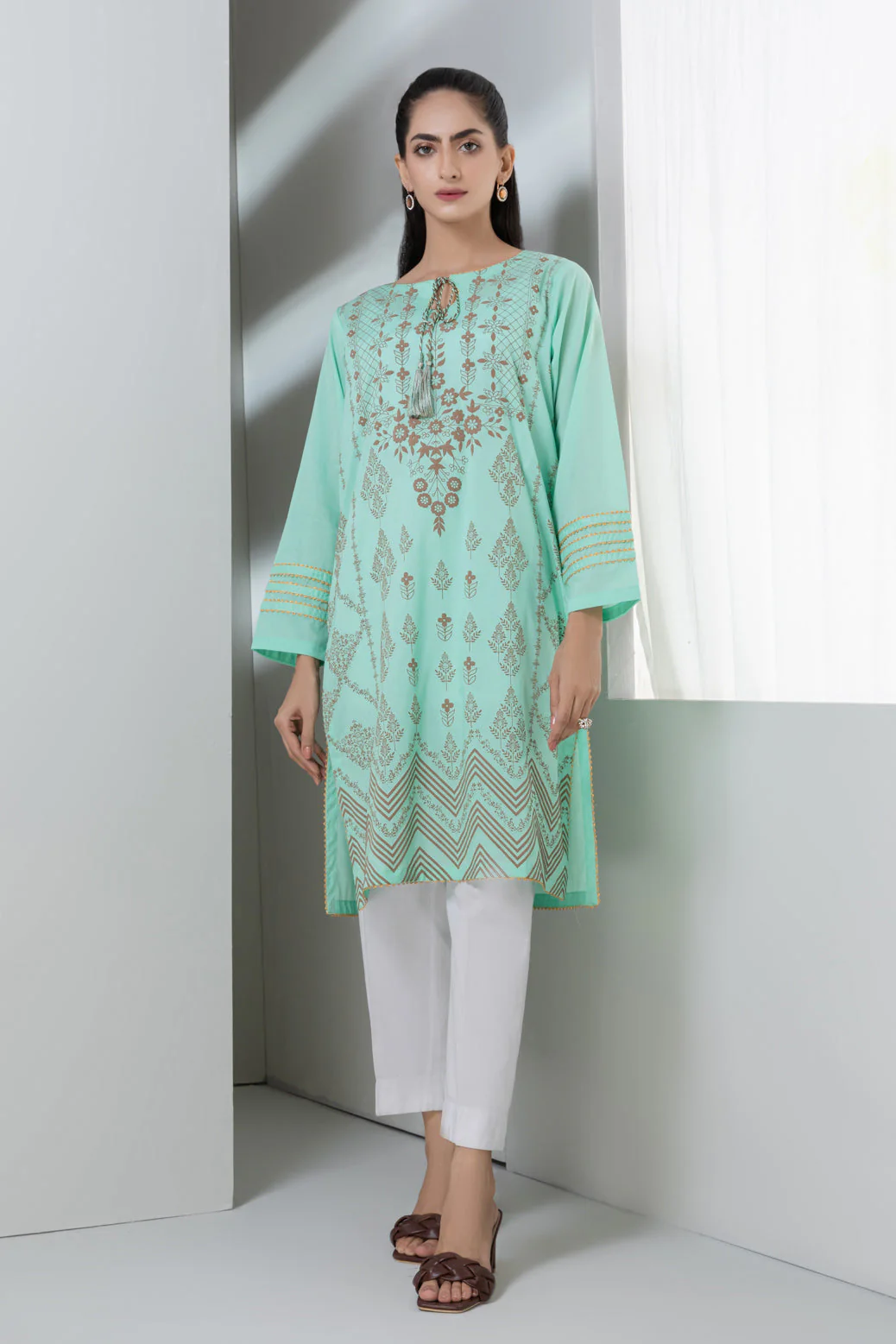 S-GREEN-LAWN-KURTI (SEP221PH04)