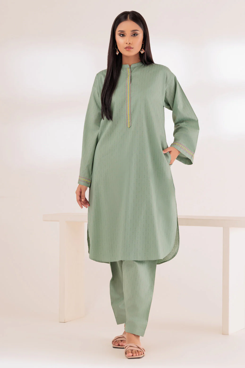 SAGE-JACQAURD-2 PIECE (BSSS232P19)