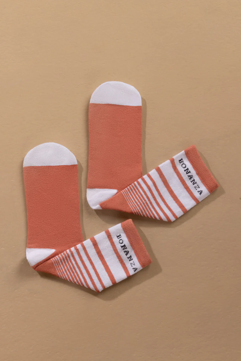 Orange Mid Calf Socks (WCSMO3) - Image 4