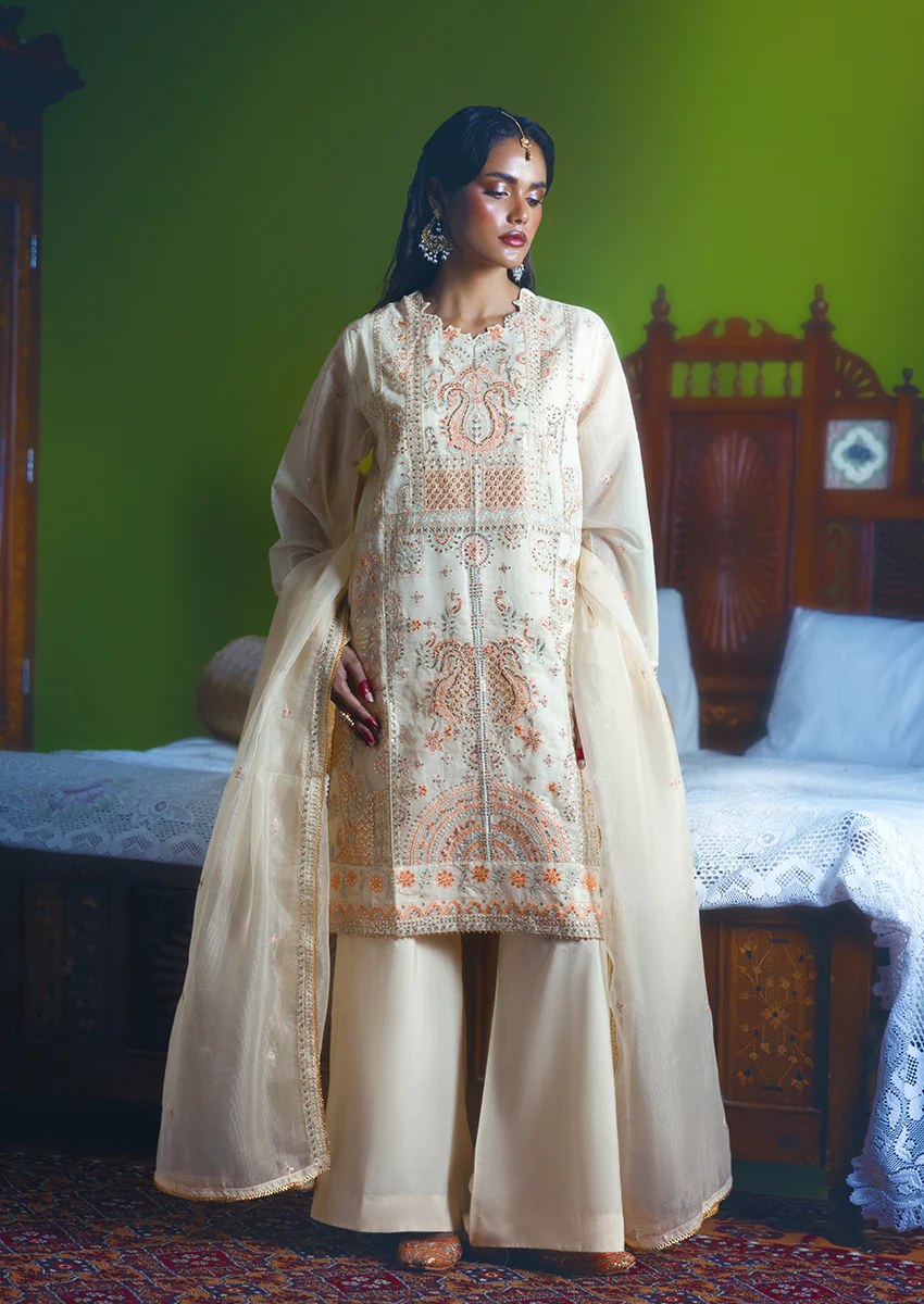 White-Lurex-Net-3 Piece (WP3PSLW25L9O5) - Image 3
