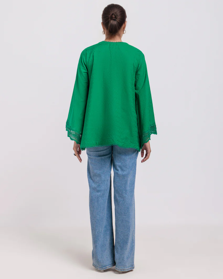 Green-Jacquard-1 Piece (WPS251SL2013) - Image 2