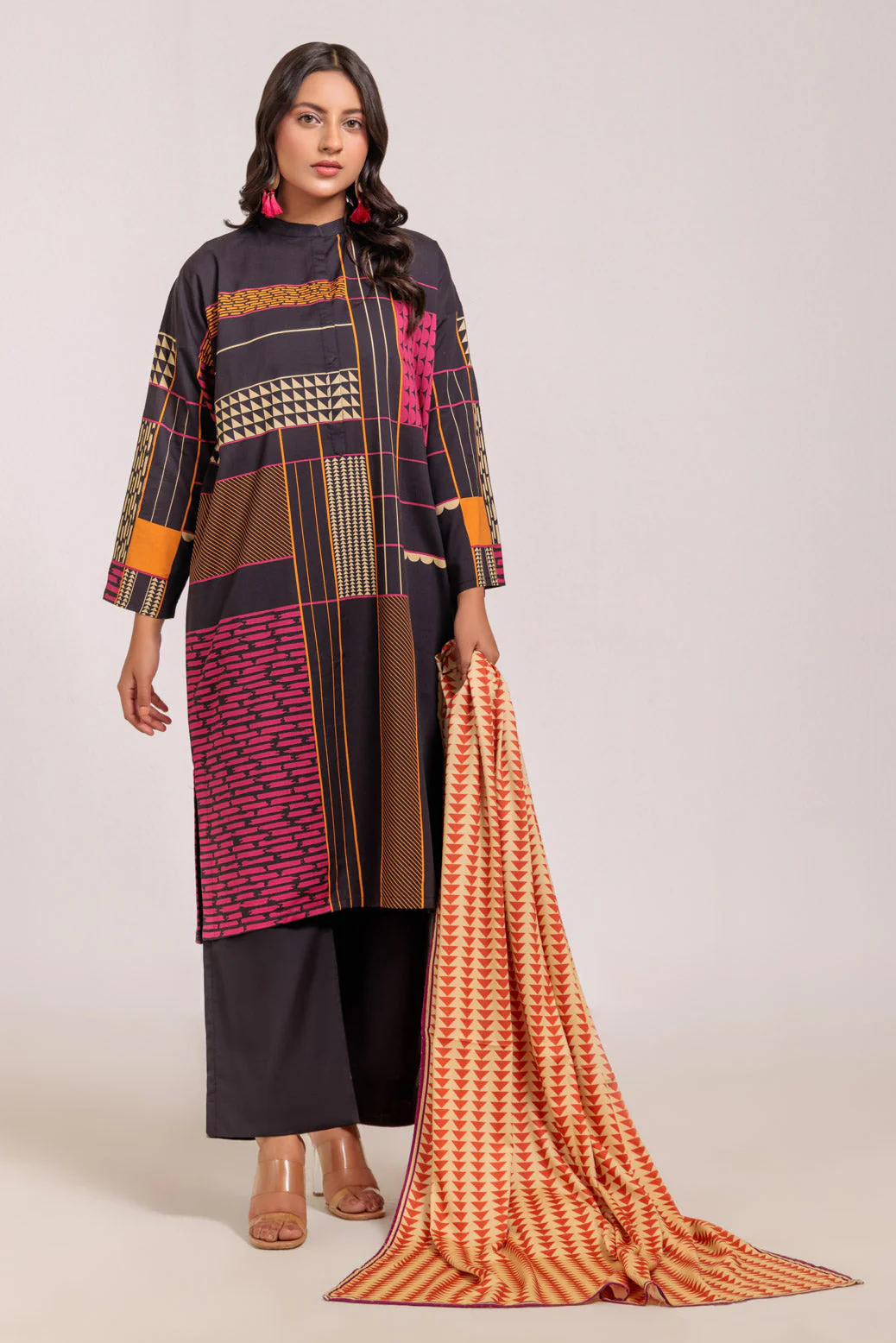 BLACK-VISCOSE-3 PIECE (WS6243P66)